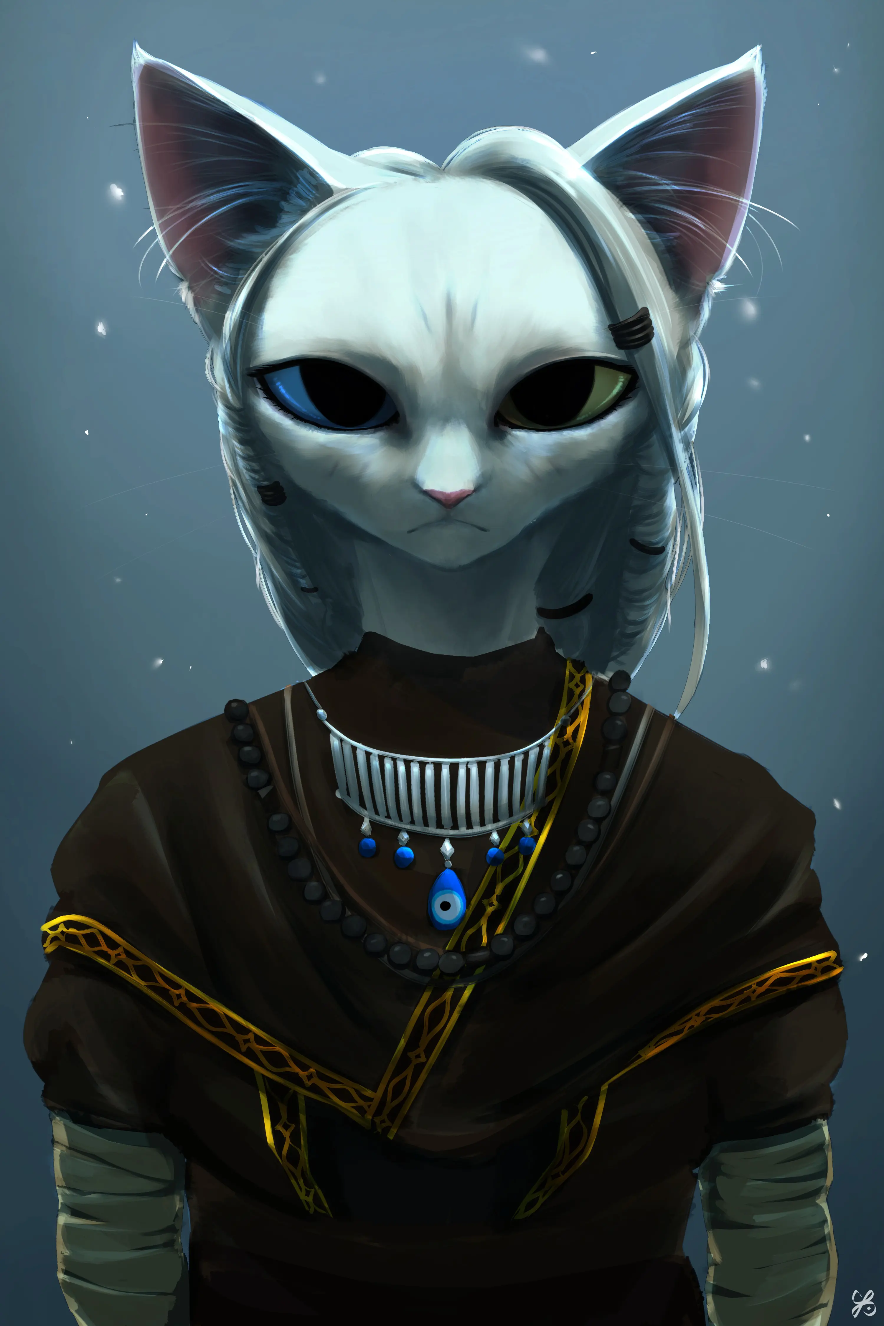 Van in a dramatic Norse setting