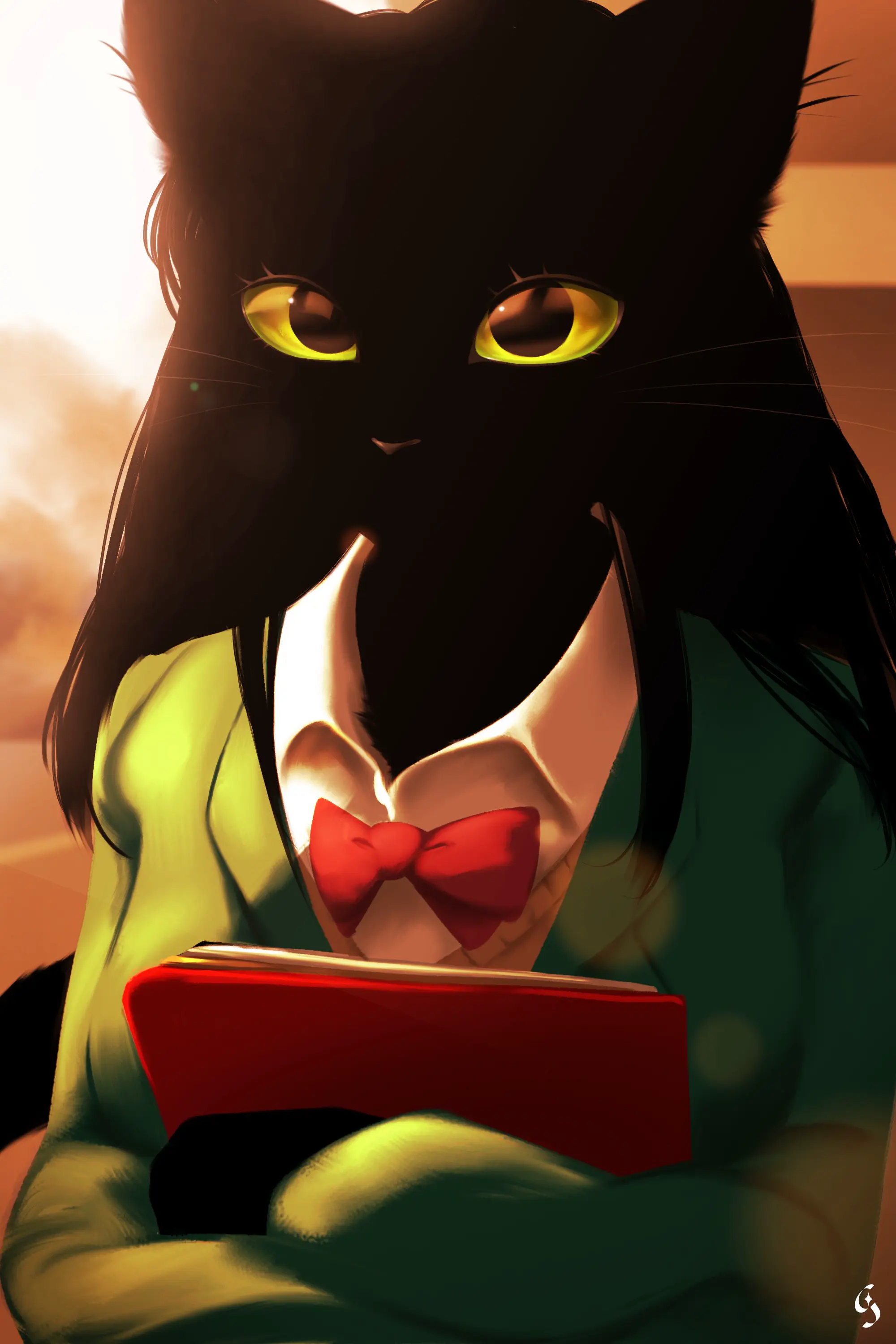 A warm fanart portrait of Chocolate by TONGALI_GOAT