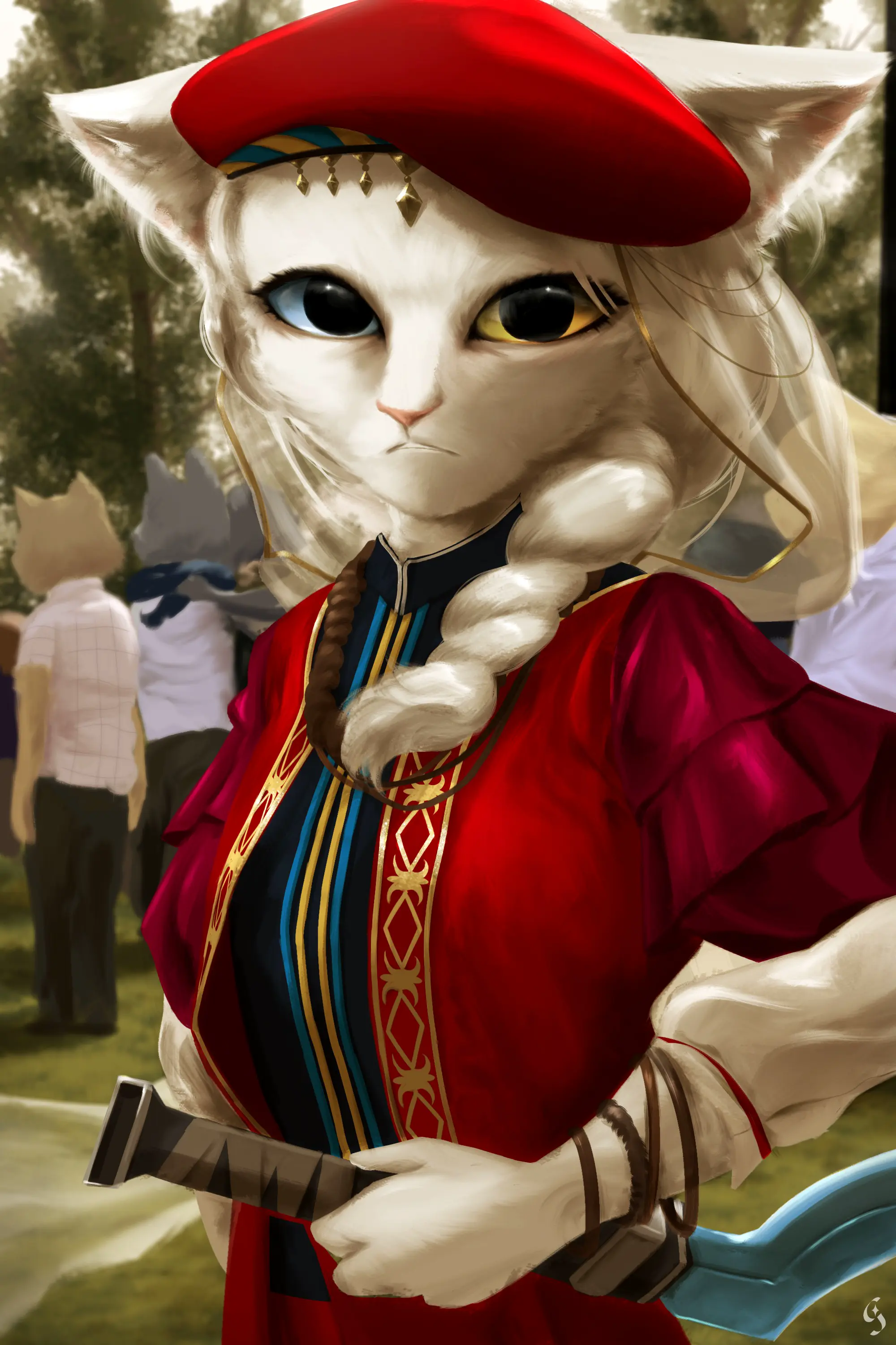 A new outfit for Van, paying homage to her Turkish roots.