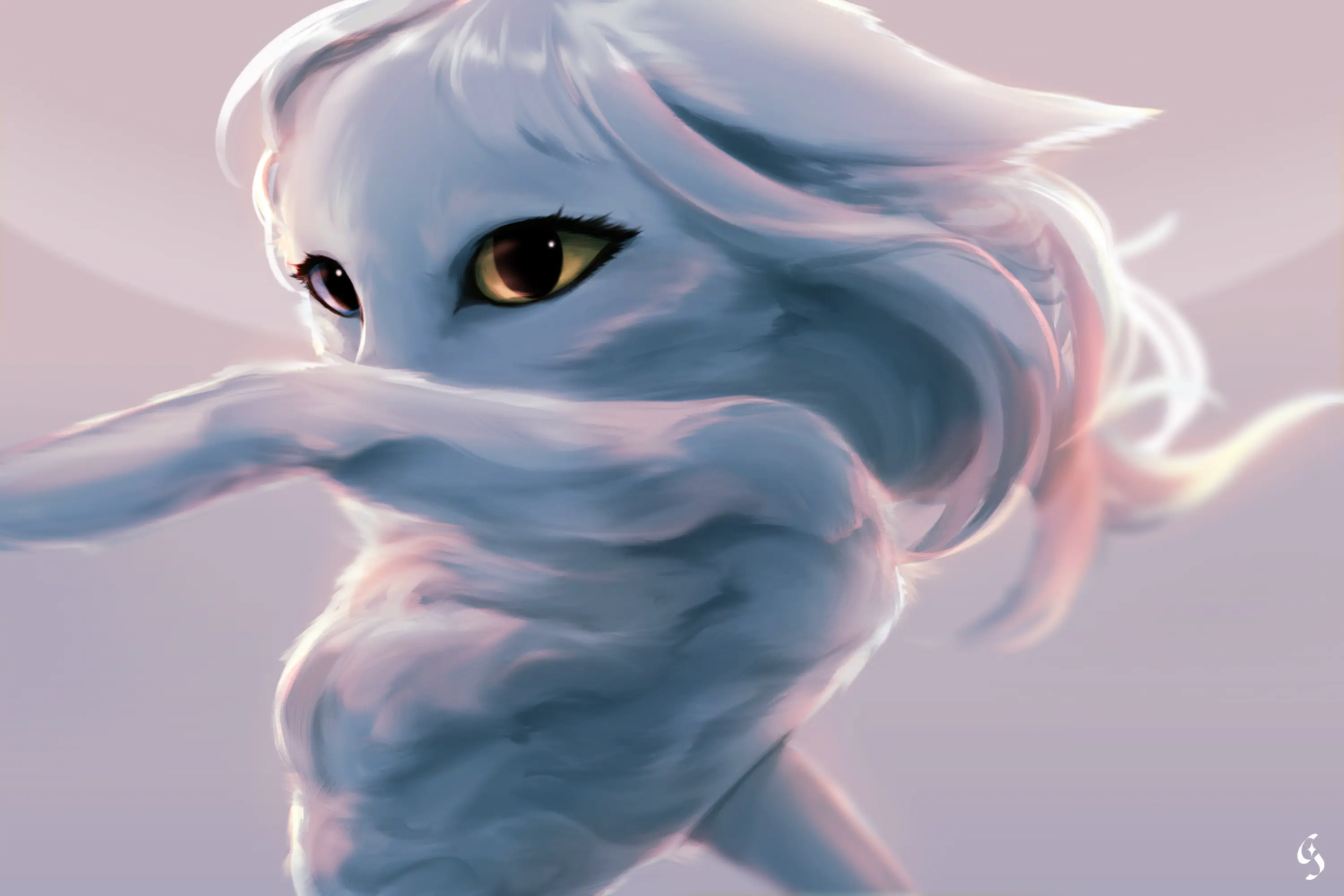 A dreamy artwork of Van